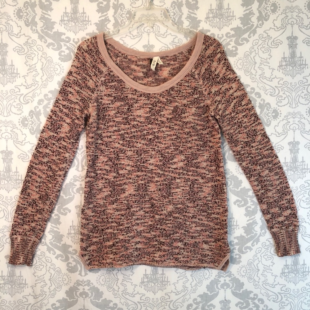 We the Free Boston Melange Pink marled sweater